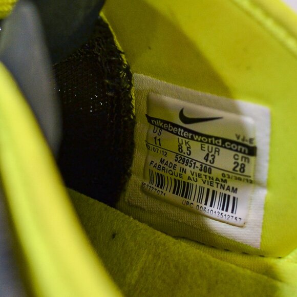 NIKE | BLACK/VOLT GREEN LUNAR HYPERWORKOUT XT - Picture 8 of 8